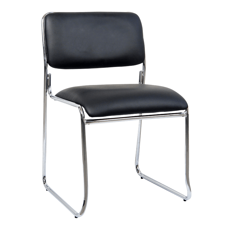 เบาะหนังเรียบง่ายพนักพิงสำหรับต้อนรับ (Y-1834)