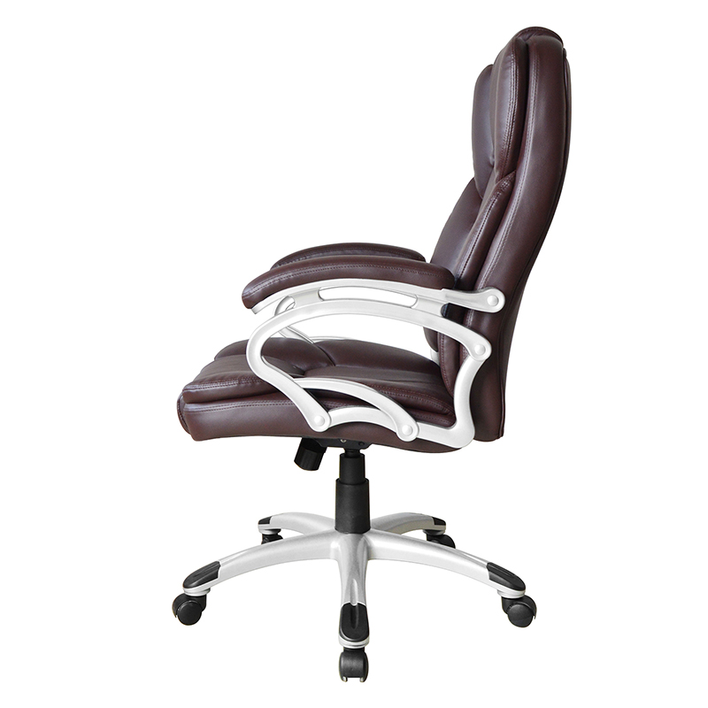 เบาะนั่งผู้บริหารพนักพิงสูงพนักพิงสูง สีน้ำตาล (Y-2825)