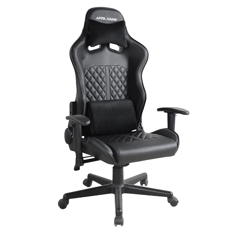 เก้าอี้เล่นเกม 2D Armrest Swivel Racing พนักพิงสูง (T-7133)