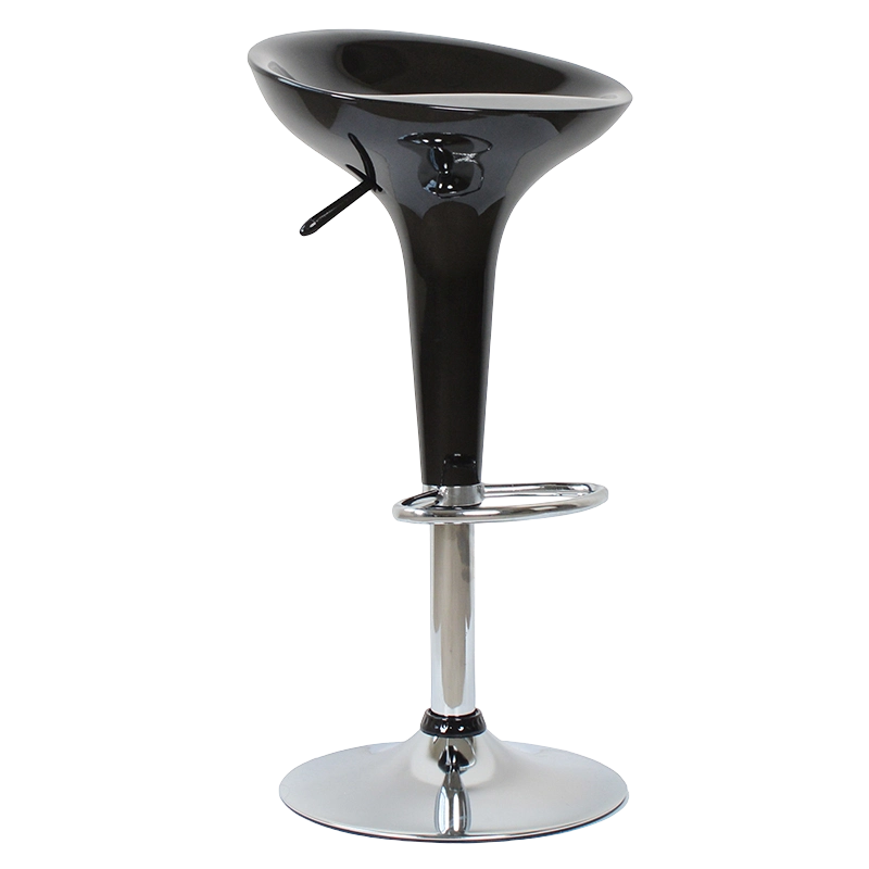 เก้าอี้สตูลบาร์หมุนได้พลาสติก ABS สีดำ (GY-901)